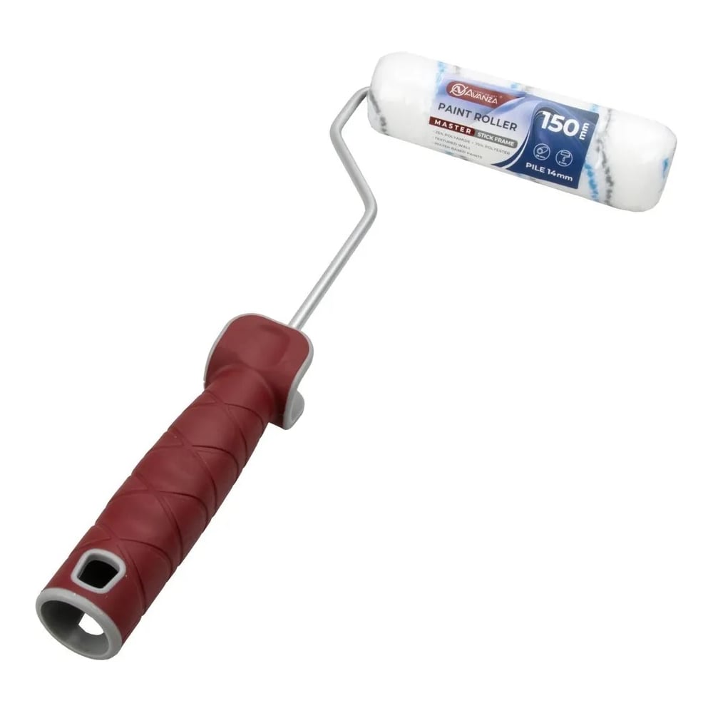 Изображение товара Валик с ручкой Avanza полиамид полиэстер 150 мм ворс 14 мм VR22-151