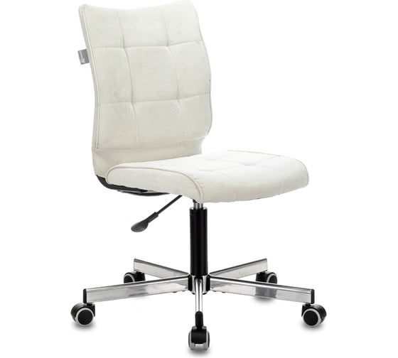 Изображение товара Компьютерное кресло Бюрократ CH-330M молочный велюр крестовина металл CH-330M/VELV20