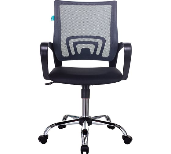 Изображение товара Компьютерное кресло Бюрократ CH-695N/SL сетка темно-синий TW-11 крестовина хром CH-695N/SL/DG/TW-11