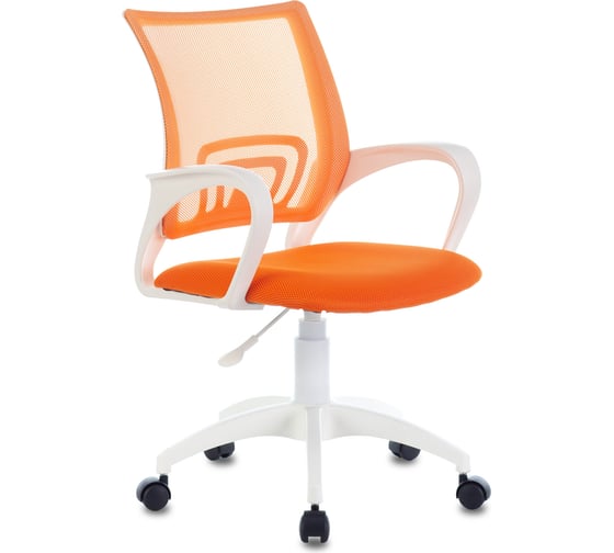 Изображение товара Компьютерное кресло Бюрократ CH-W695NLT оранжевый крестовина пластик белый CH-W695NLT/OR/TW-961