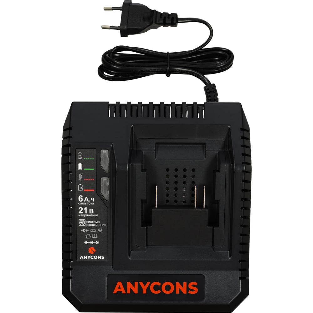 Изображение товара Зарядное устройство Anycons на 1 слот 6А AC-C16F для Li-ion аккумуляторов