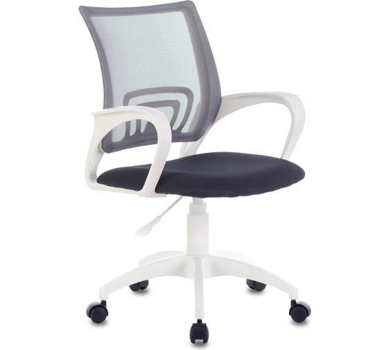Изображение товара Компьютерное кресло Бюрократ CH-W695NLT темно-серый крестовина пластик белый CH-W695NLT/DG/TW-12