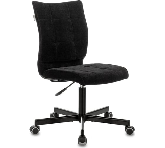 Изображение товара Компьютерное кресло Бюрократ CH-330M чёрный велюр крестовина металл CH-330M/LT-20