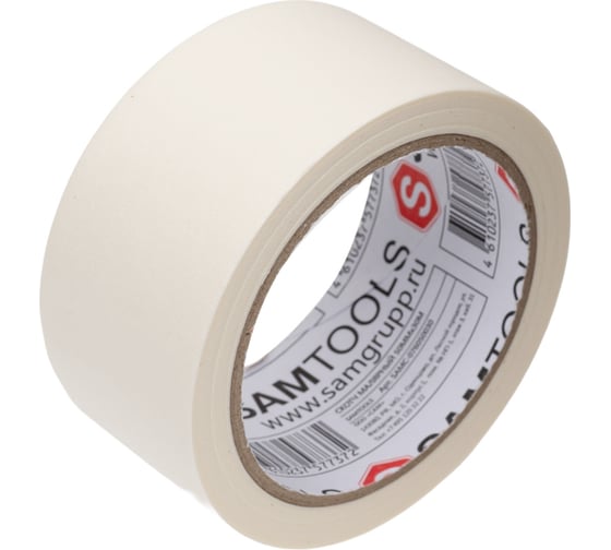 Изображение товара Малярная клейкая лента SAMGRUPP 50 мм х 30 м 6 шт SAMC-076050030-6