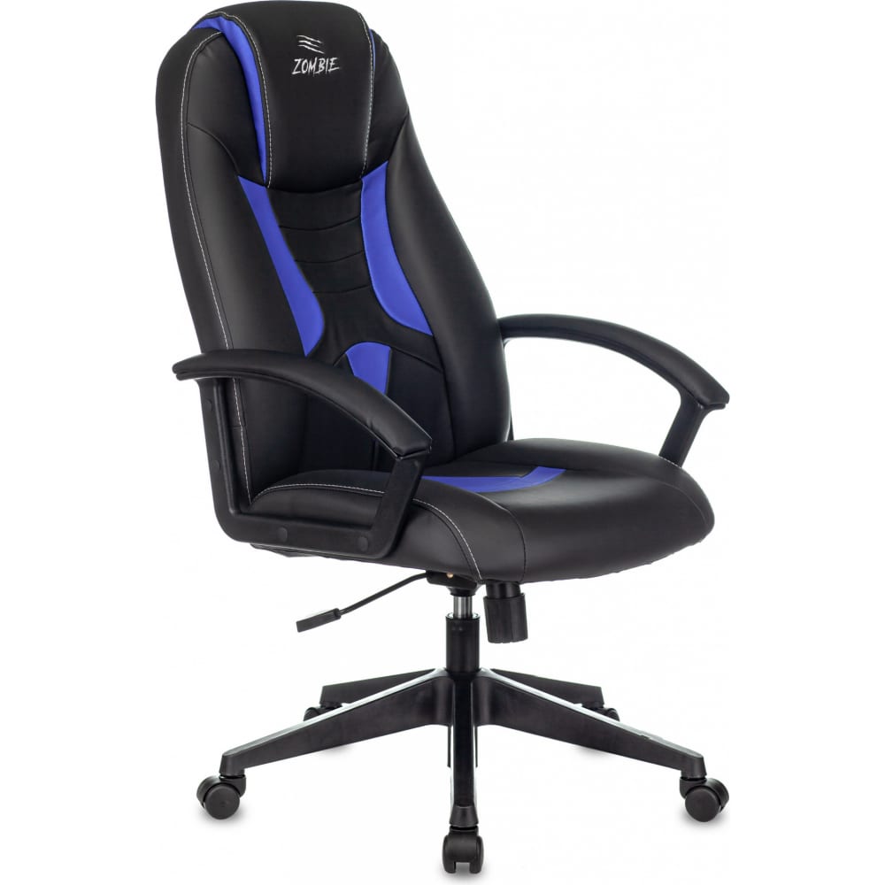 Игровое компьютерное кресло ZOMBIE кресло игровое zombie 11lt черный синий текстиль эко кожа крестов пластик