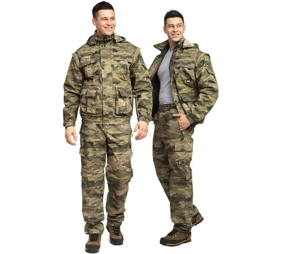 Изображение товара Костюм мужской Раптор рип-стоп КМФ Прабо тигр зеленый96-100/170-176 (48/3) 18294