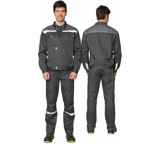 Изображение товара Костюм мужской Прабо Профессионал 1 серый/серый96-100/182-188 16024