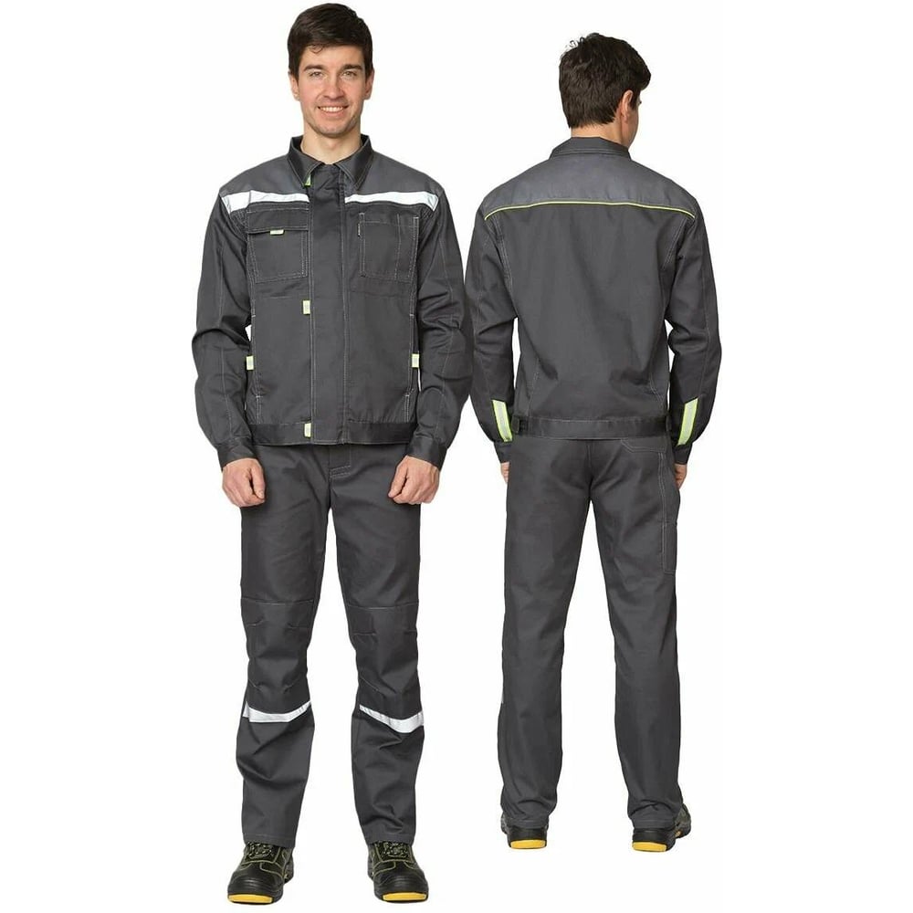 Изображение товара Мужской костюм Прабо Профессионал 1 серый/серый для работы и повседневной носки