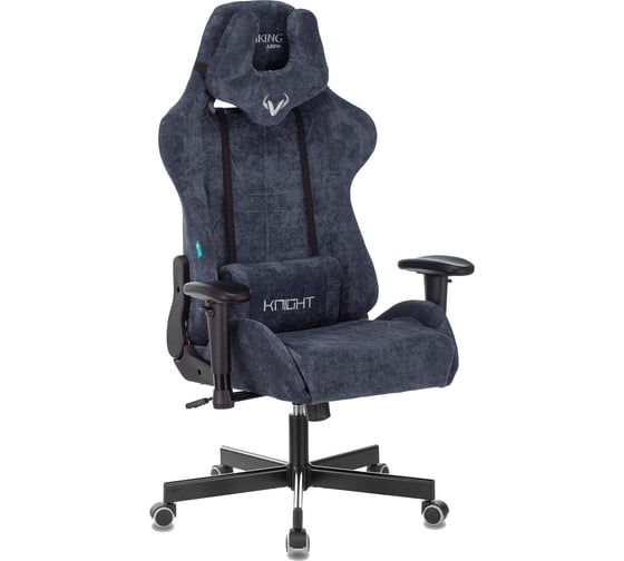 Изображение товара Игровое компьютерное кресло ZOMBIE VIKING KNIGHT LT FABRIC синий текстиль VIKING KNIGHT LT27