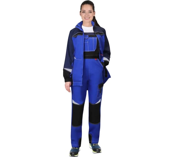 Изображение товара Костюм СИРИУС "ФАВОРИТ-МЕГА"-К жен. летний: куртка, п/к васильковый с т.синим р.104-108/158-164 (ЧЗ) 145449-к