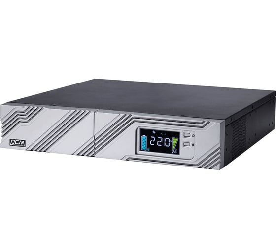 Изображение товара Источник бесперебойного питания Powercom Smart-UPS SMART RT, Line-Interactive, 1000VA/900W SRT-1000A LCD