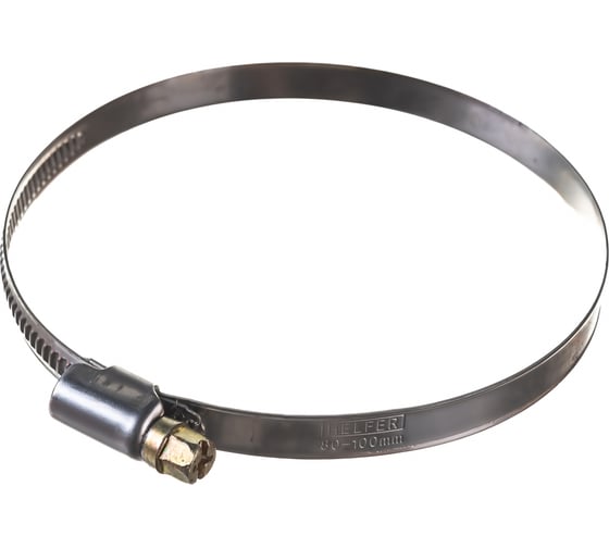 Изображение товара Хомут HELFER W2, 80-100 мм, нержавеющая сталь, уп. 25 шт. HF004061