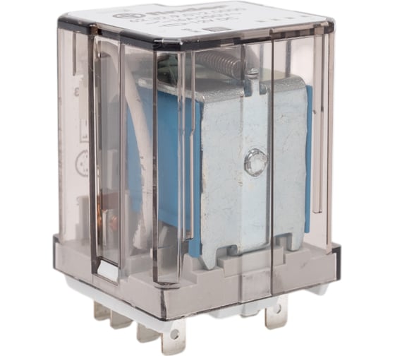 Изображение товара Силовое реле Finder 2 перекидных контакта 16А, = 12В DC, 623290120000