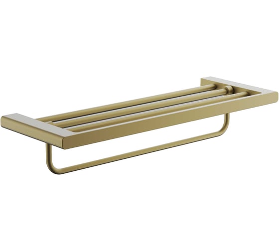 Изображение товара Полка для полотенец BELZ брашированное золото B90824