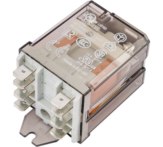 Изображение товара Силовое реле Finder 2 CO конт. 16а, 110в Ac, подключение через fAston, фланц монт., 628281100000