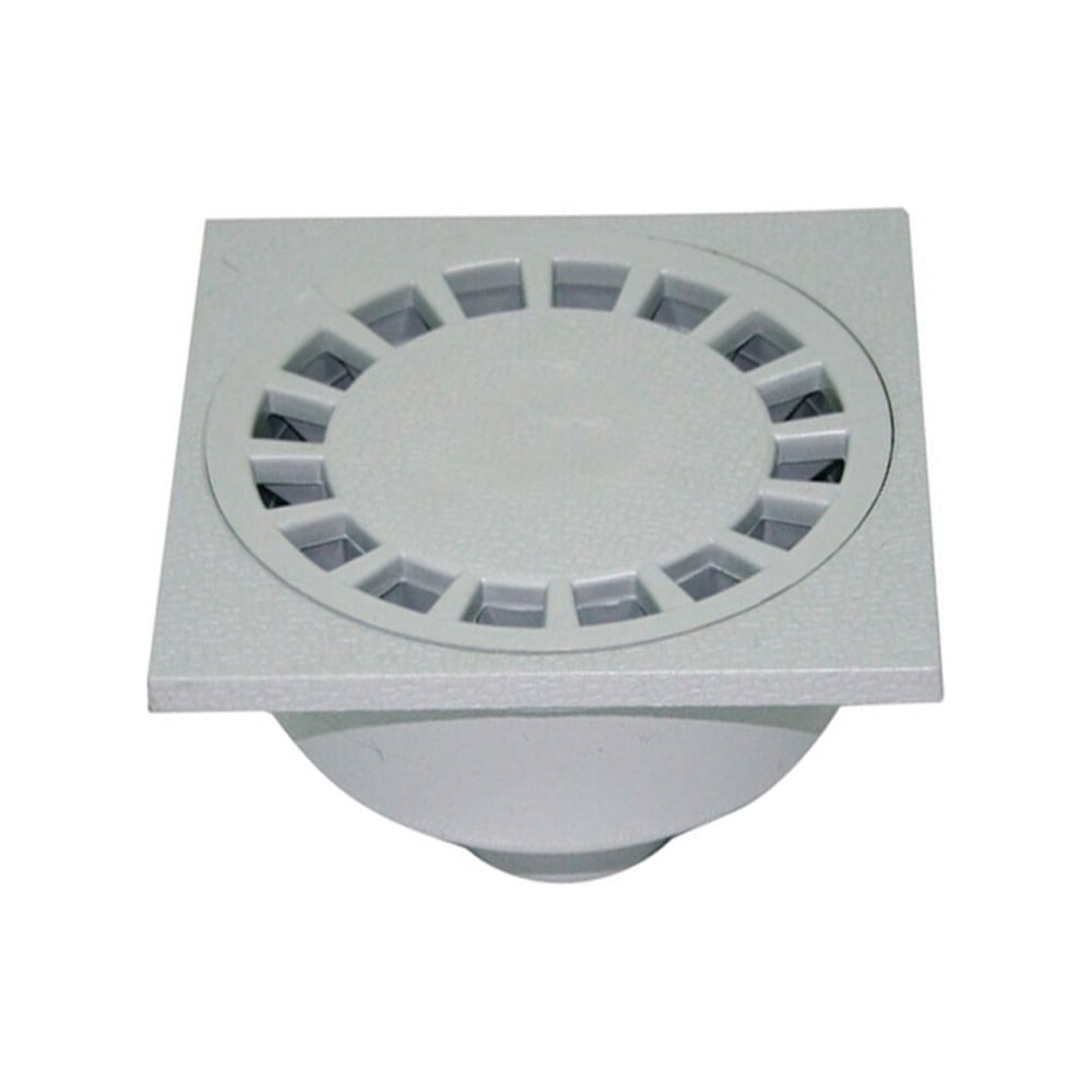 Изображение товара Вертикальный пластиковый трап с решеткой 150x150 мм для канализации СанТех d=110