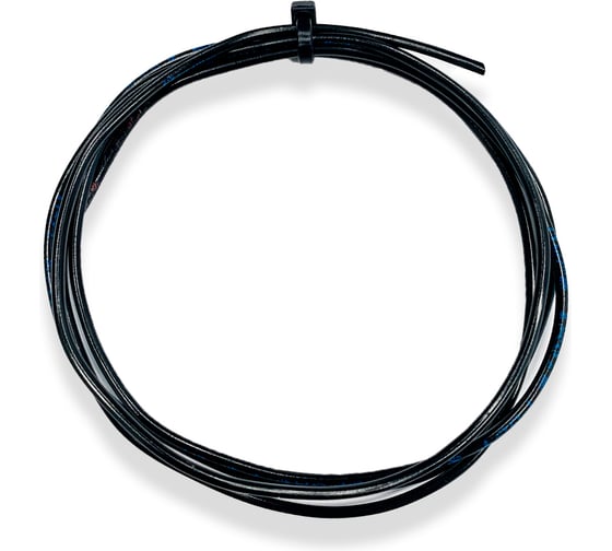 Изображение товара Провод установочный БУРЕВЕСТНИК пугпнг(a)-hf 1x6 мм2 черный, 15м BOZ341570L15