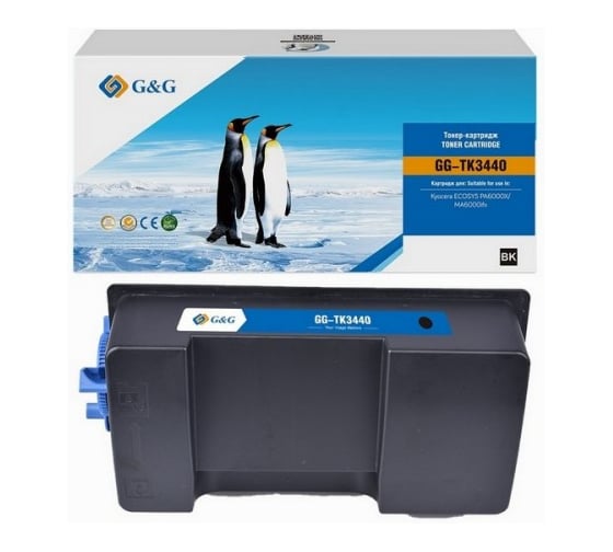 Изображение товара Картридж лазерный G&G GG-TK3440 черный 40000 стр., для Kyocera Ecosys PA6000X/MA6000ifx 2026184