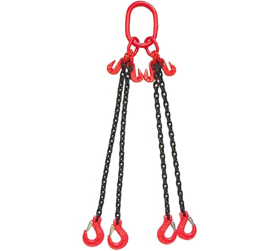 Изображение товара Строп цепной четырехветвевой GPR ООО ГРУЗОПОДЪЕМНЫЕ РЕШЕНИЯ4СЦ 2,5тн/4м/УК 4631171102963