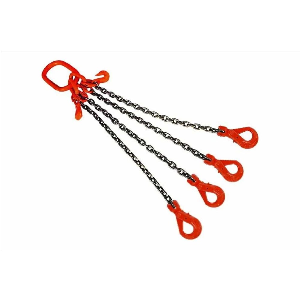 Изображение товара Строп цепной четырехветвевой GPR 17тн/8м самозапирающиеся крюки