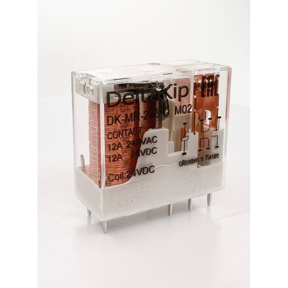 Изображение товара Промежуточное реле DELTAKIP DK-MR-203D[М02], 24V DC, IP68, 2 контакта