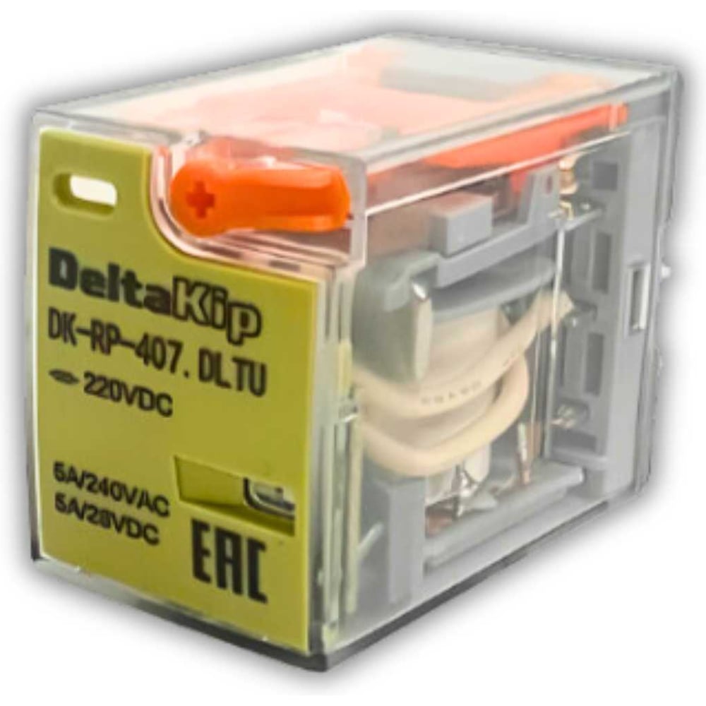 Изображение товара Промежуточное реле DELTAKIP DK-RP 407.DLTU 4 контакта 220V DC