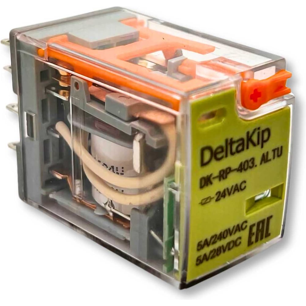Изображение товара Промежуточное реле DELTAKIP DK-RP 4 контакта 24V AC 5A