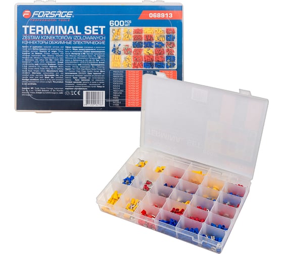 Изображение товара Коннекторы обжимные электрические Forsage 600шт F-068913(65414)