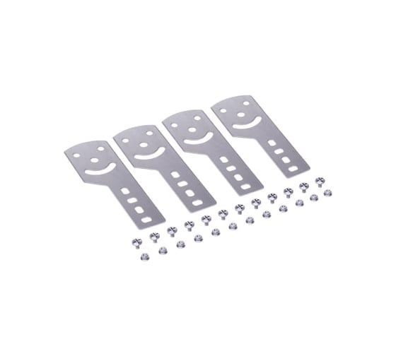 Изображение товара Крепежная пластина DKC GSV H100 4 шт. в комплекте с крепежными элементами для монтажа 30015K
