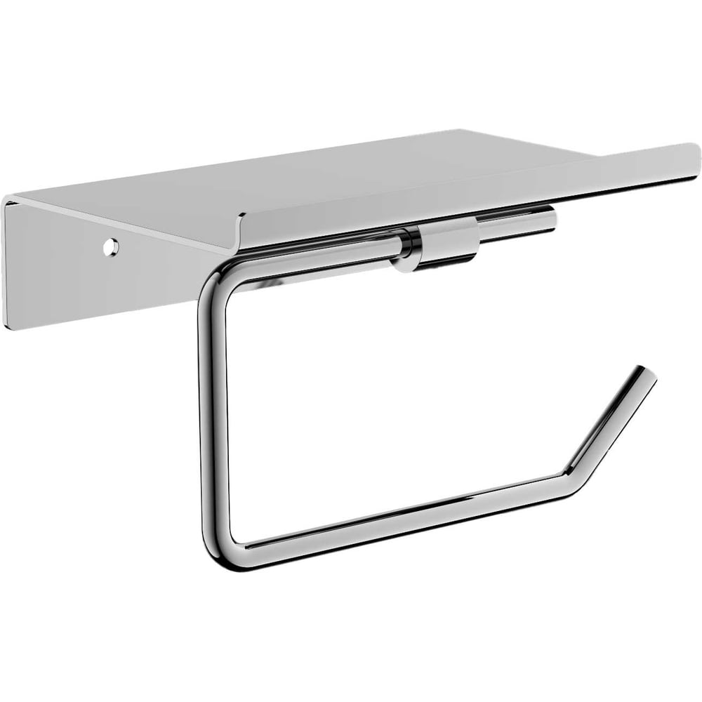 Изображение товара Держатель для туалетной бумаги BELZ хром B9001 с полочкой для телефона