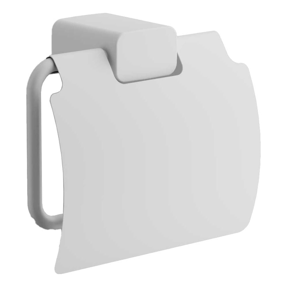 Изображение товара Держатель для туалетной бумаги BELZ белый B91003 настенный с крышкой нержавеющая сталь