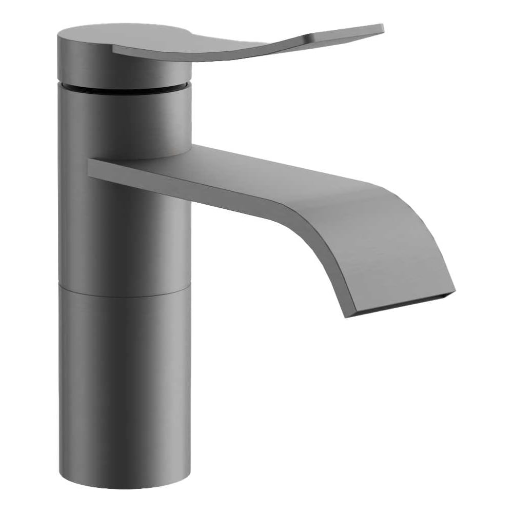 Изображение товара Смеситель для раковины BELZ оружейная сталь однорычажный с керамическим клапаном