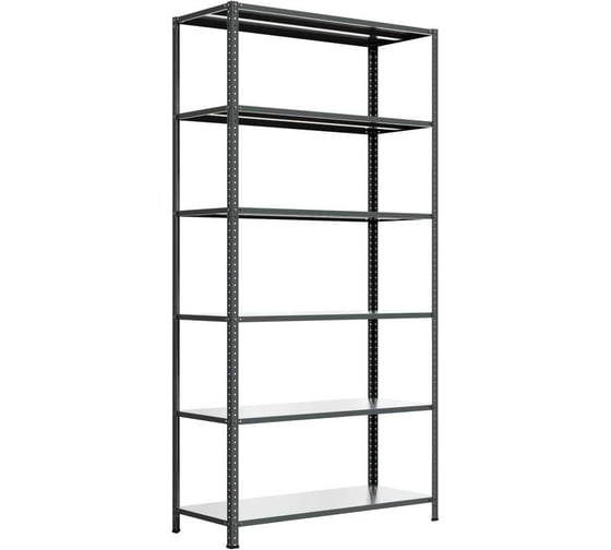 Изображение товара Cтеллаж IRONMEBEL Urban 2400x1200x500 мм. 6 полок M-STC125x50x120x240x6RAL7015