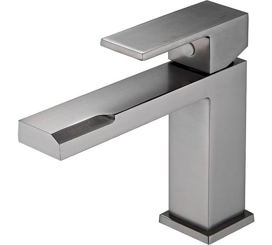 Изображение товара Смеситель для раковины BELZ латунь, оружейная сталь B10613-3