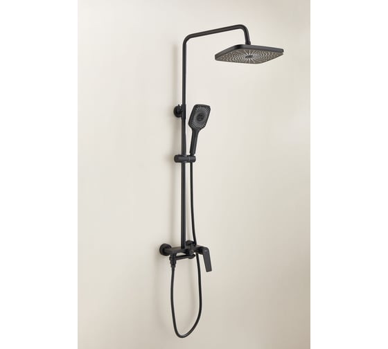 Изображение товара Душевая система BELZ тропический душ, латунь, черный B24533-7