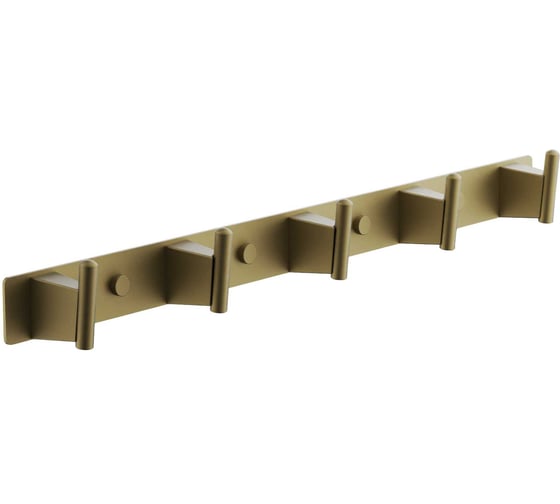 Изображение товара Планка с крючками BELZ 5 брашированное золото B91315-5