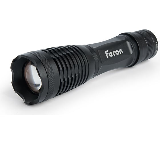 Изображение товара Ручной фонарь FERON с аккумулятором TH2401 USB ZOOM 145x40x40мм, алюминий 41683