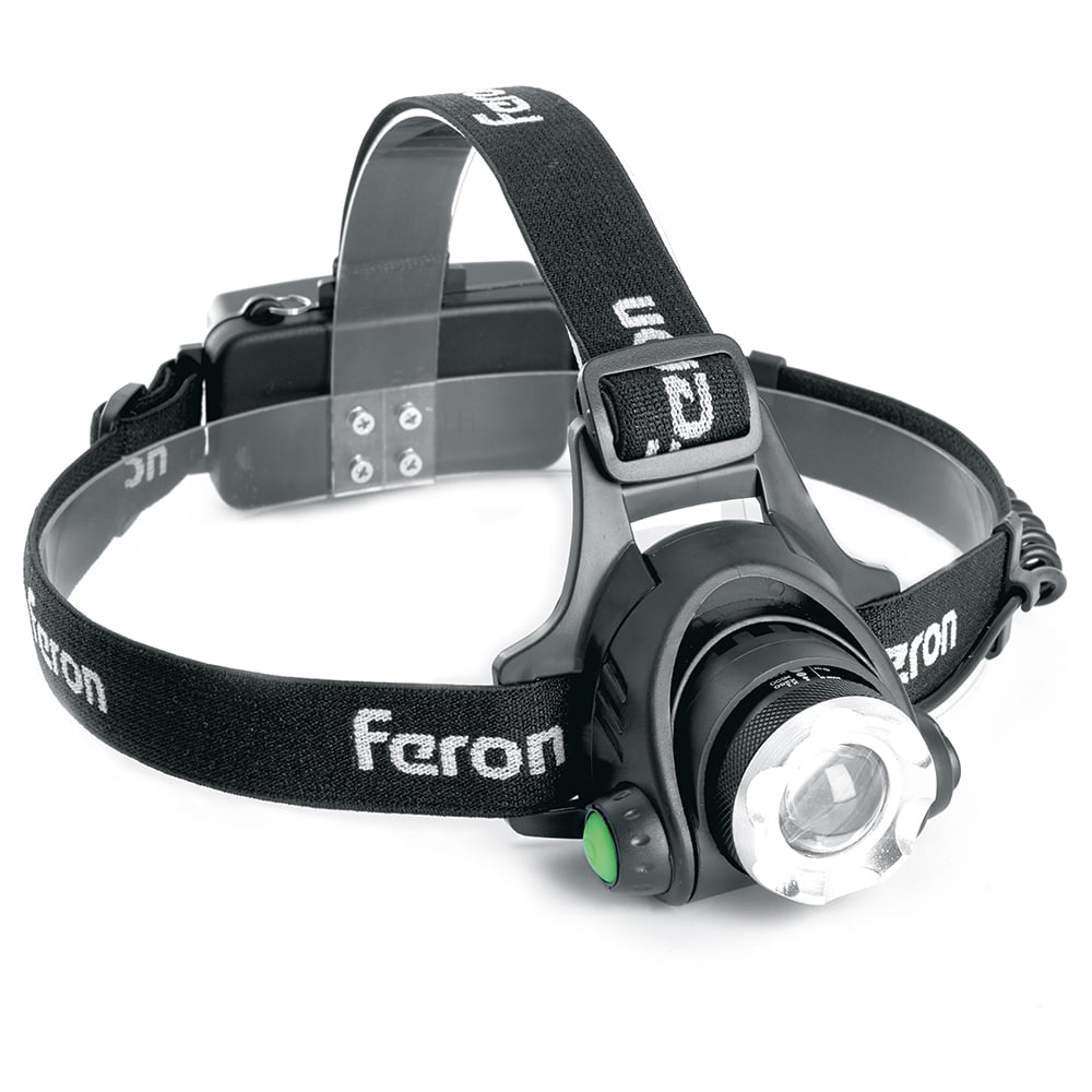 Налобный фонарь FERON, цвет черный 41709 ZOOM TH2305 - фото 1