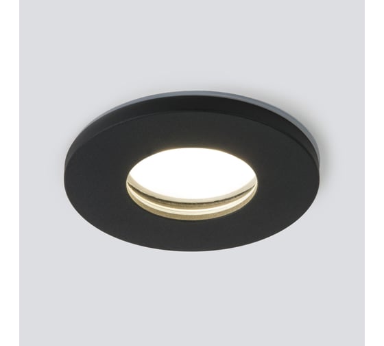 Изображение товара Встраиваемый светильник Elektrostandard 125 MR16, черный матовый a053360
