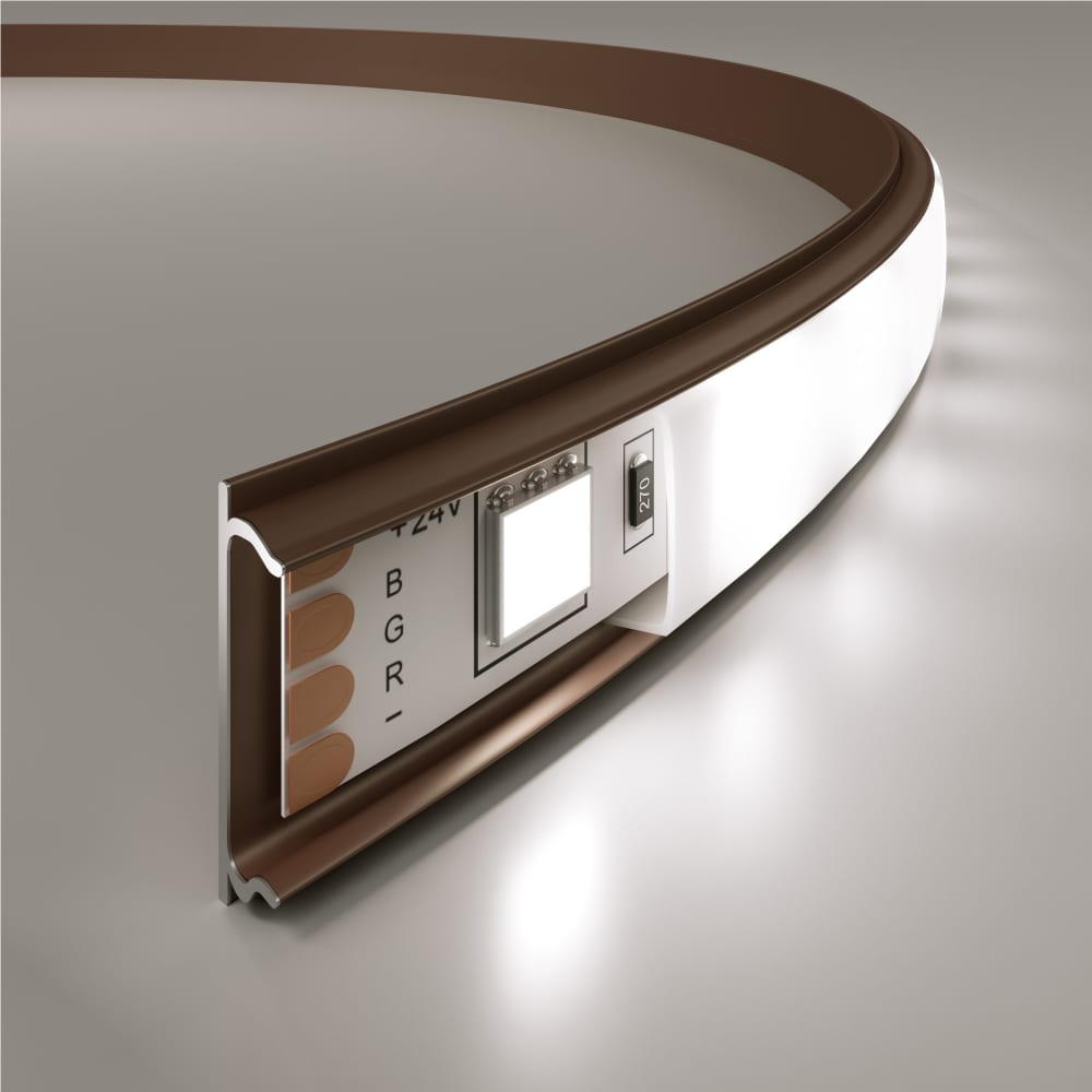 Гибкий алюминиевый профиль Elektrostandard профиль для верхней подсветки cx189