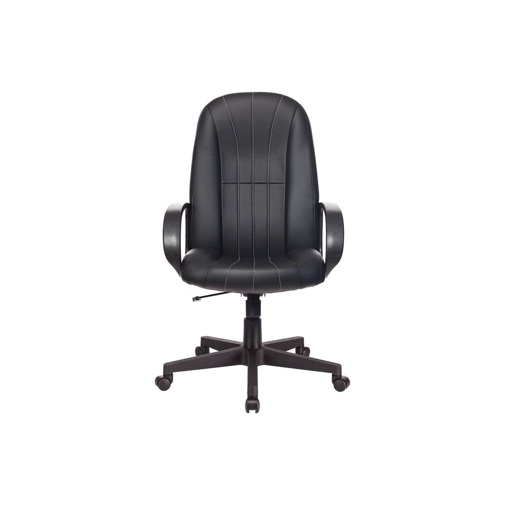 Изображение товара Кресло руководителя Бюрократ T-898 черное из искусственной кожи с регулируемыми функциями