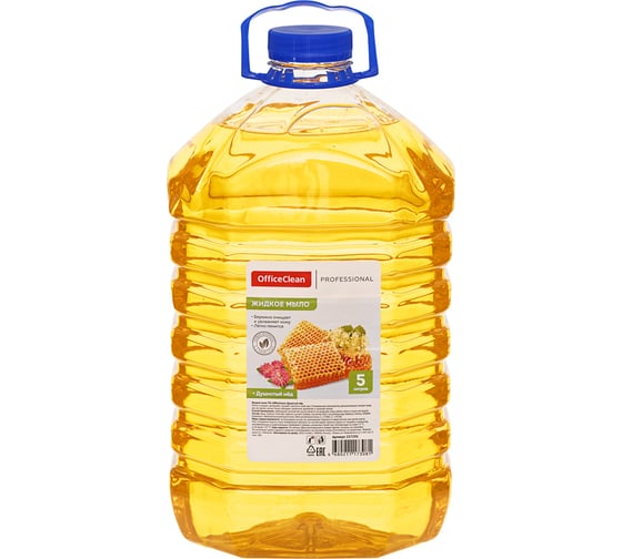 Изображение товара Жидкое мыло OfficeClean Proffesional Душистый мед ПЭТ, 5 л 257291/П