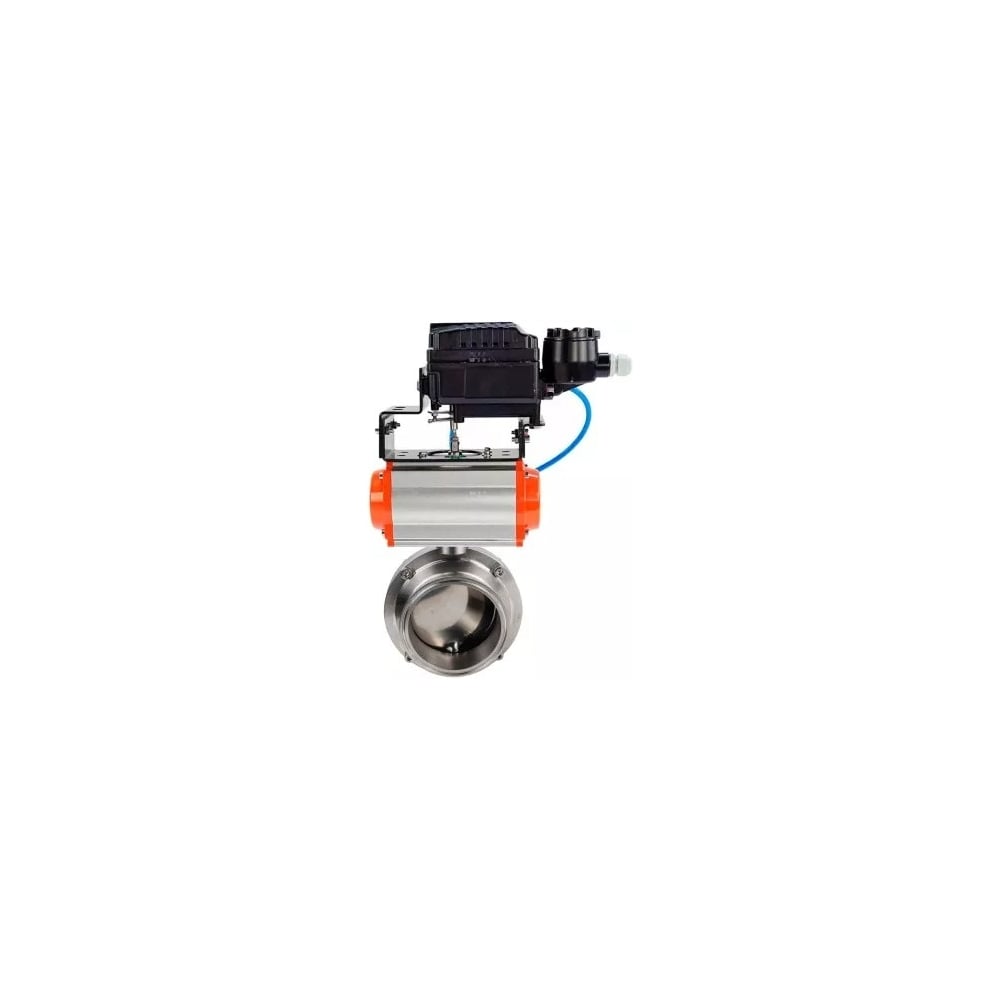 Изображение товара Затвор clamp DN.ru 304-304-EPDM-2W-C-H Ду32 Ру10, пищ.нерж.сталь, пневмопривод, позиционер D050-77139 Изображение товара Затвор clamp DN.ru 304-304-EPDM-2W-C-H Ду32 Ру10, пищ.нерж.сталь, пневмопривод, позиционер D050-77139