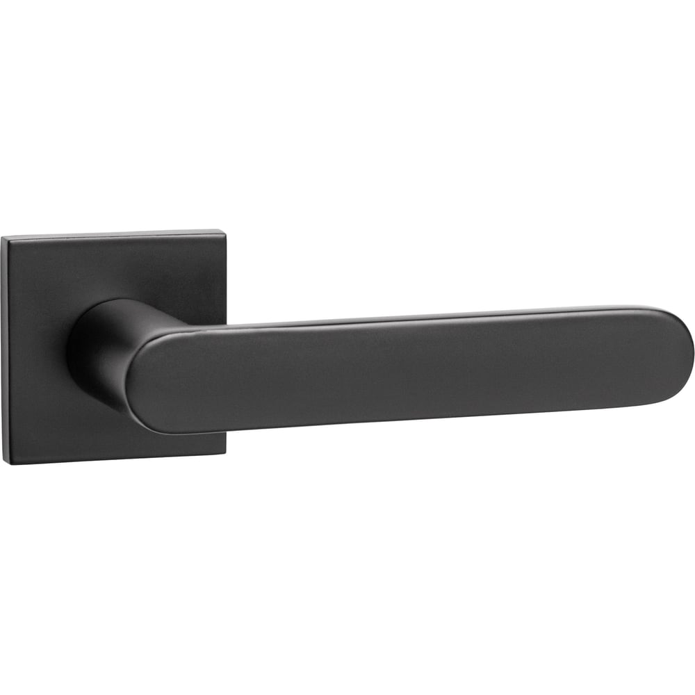 Изображение товара Ручка дверная AJAX K.JS51.STAGE BL-24 черный для межкомнатных и входных дверей