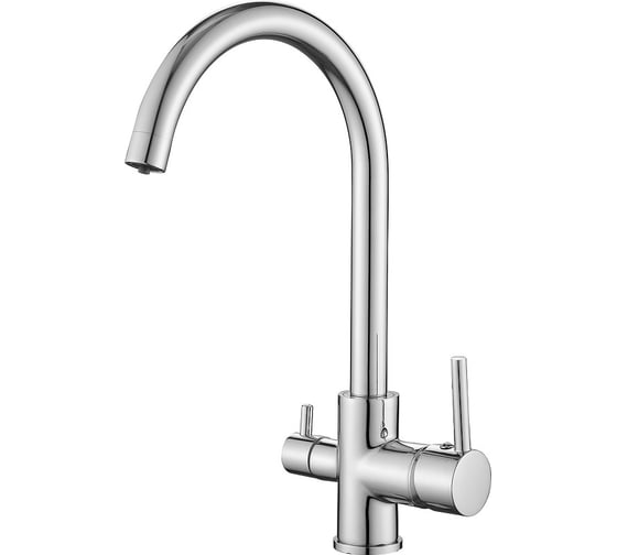 Изображение товара Смеситель для кухни с подключением фильтра BELZ латунь, хром B76801