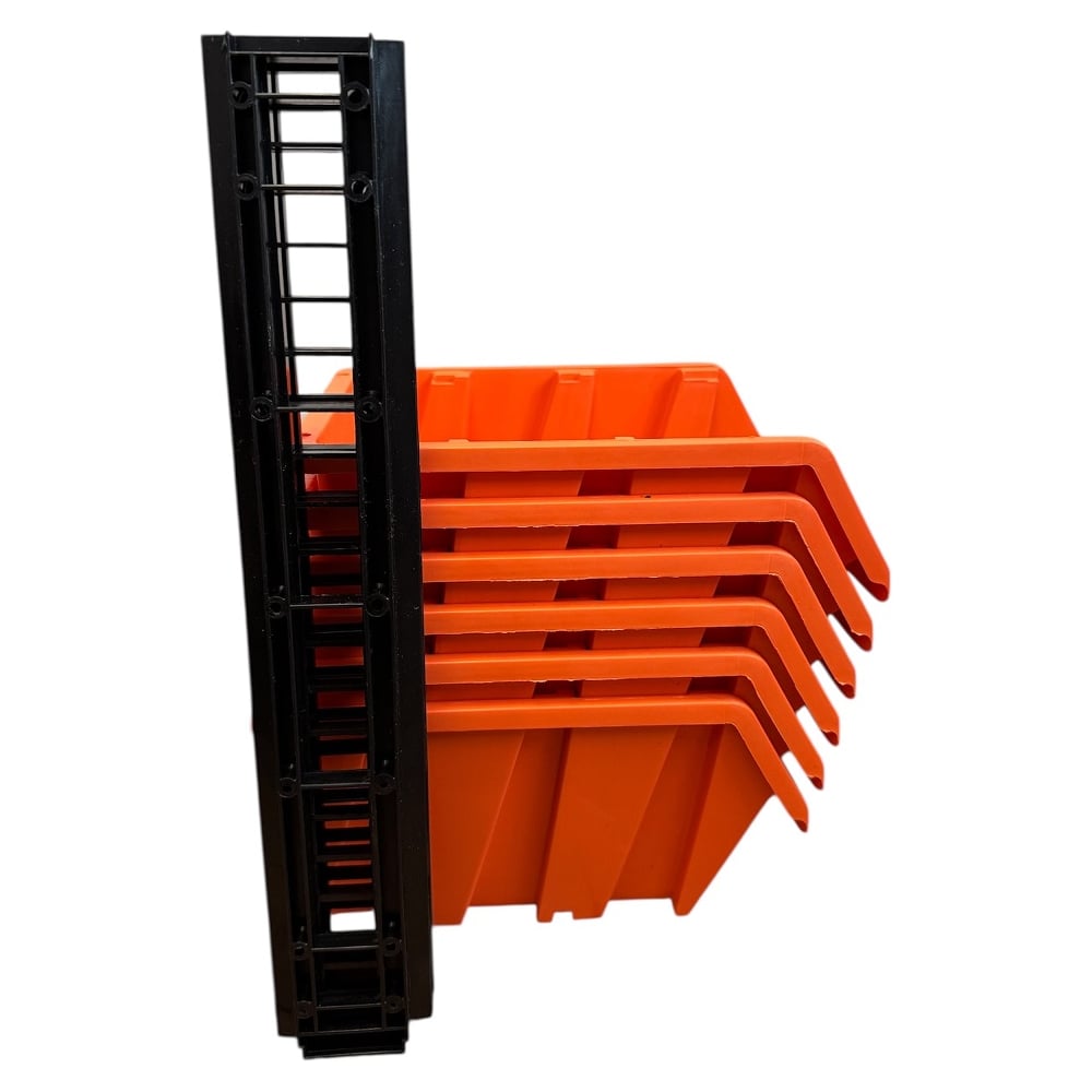 Изображение товара Комплект ящиков Тара.ру п/п 225x155x120 для метизов 6 шт оранжевый