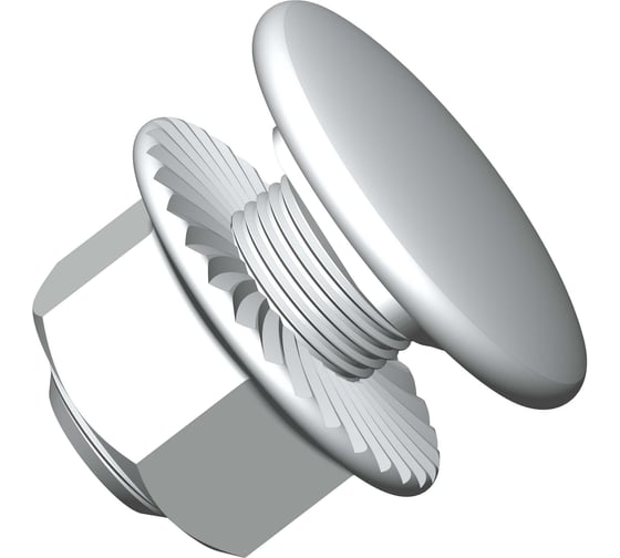 Изображение товара Комплект соединительный УМС КС М6x10 100 шт. KS-6-10