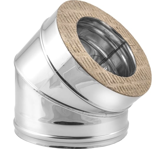 Изображение товара Отвод ФЕНИКС Дымоходы 2ОТ 45 150, 430 0.5, 250, 430 000044361