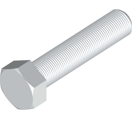 Изображение товара Болт шестигранный УМС М8х30 DIN 933 100 шт. B-8-30