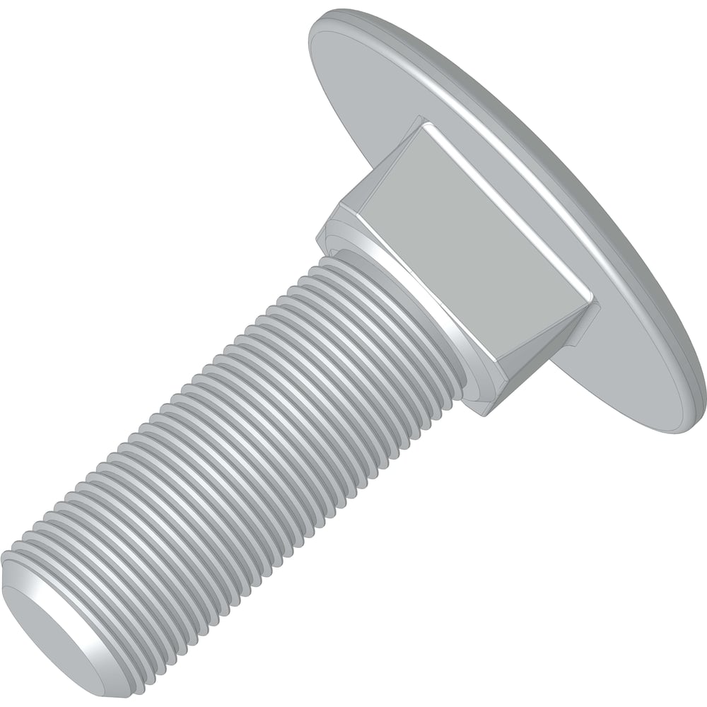 Изображение товара Винт УМС с гладкой головкой и квадратным подголовником 6х10, 100 шт.